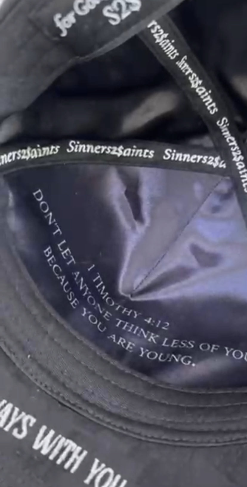 Sinners2$aints “S2$” hat